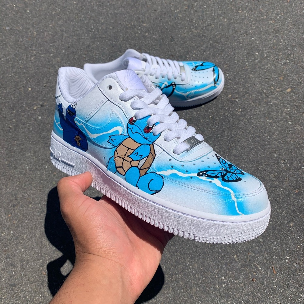 Custom Af1 Azure Frenzy